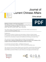 How Africans Pursue Low-End Globalization in Hong Kong and Mainland China. Journal of Current Chinese Affairs