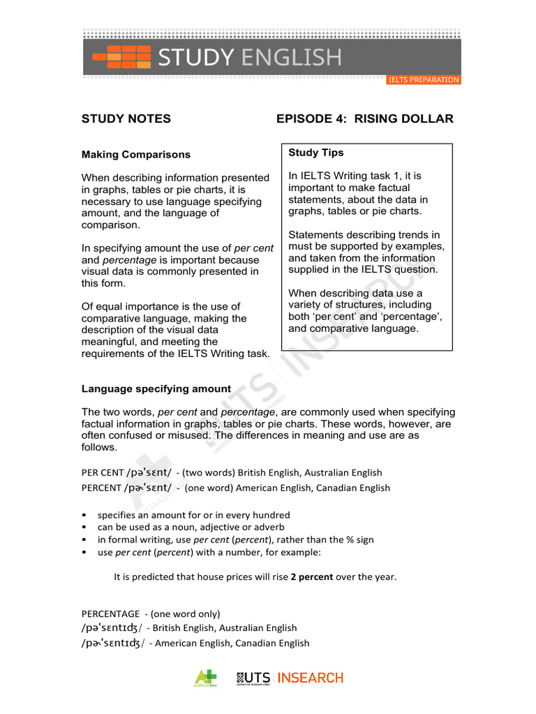 S01 E04 - Studynotes | PDF | English Language | Grammar