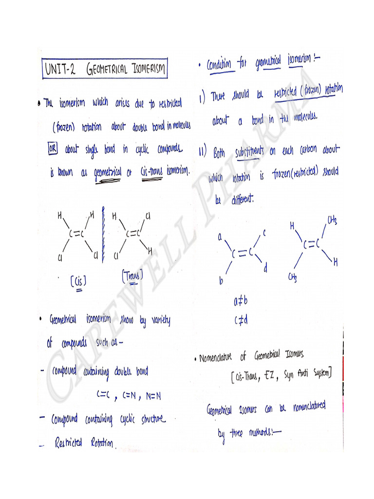 Unit 2, Pharmaceutical Organic Chemistry 3, B Pharmacy 4th Sem ...