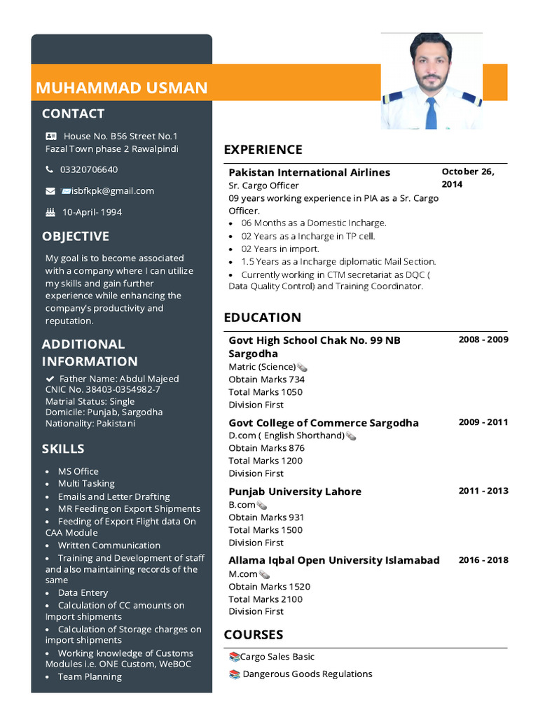 Latest CV | PDF | Pakistan