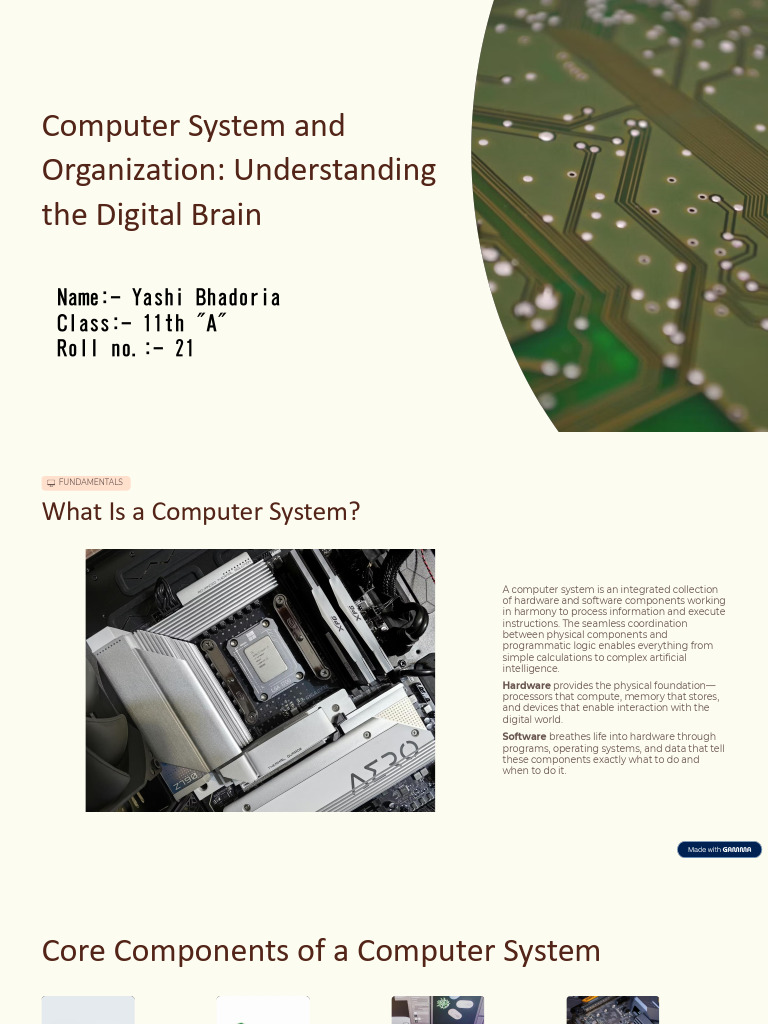 Yashi Bhadoria CS Project | PDF | Computer Data Storage | Central ...