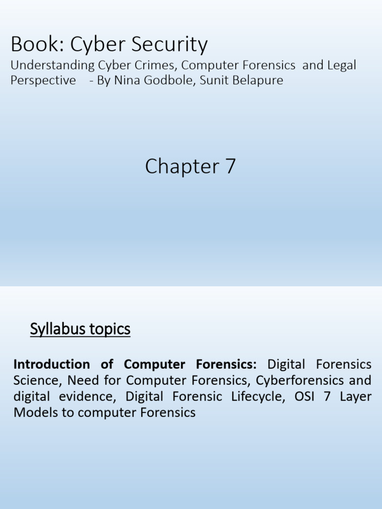 Cyber Security UNIT-I Part-2 | PDF | Digital Forensics | Computer File