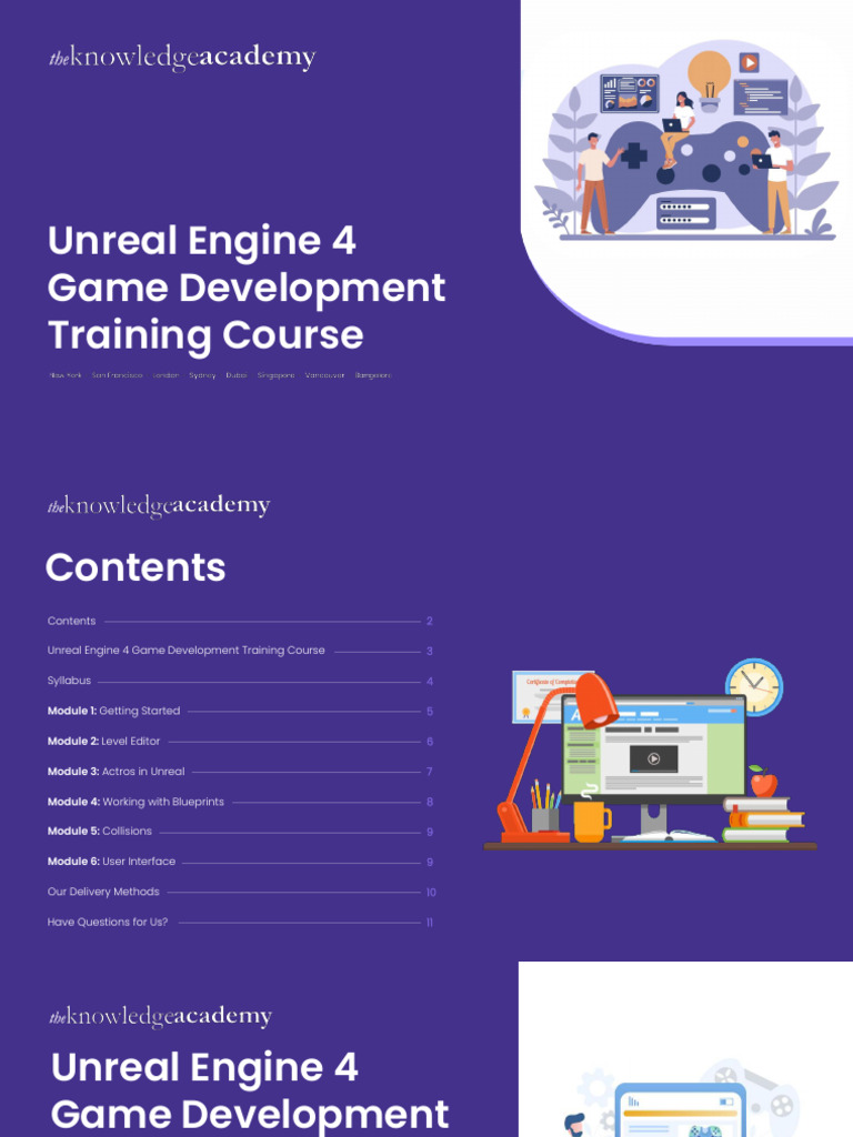 Unreal Engine 4 Game Development Training Course | PDF | Educational ...