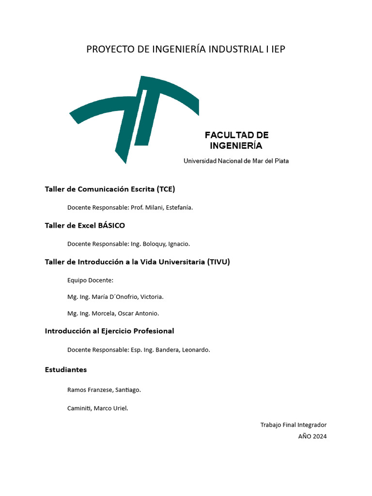 Nuevo Tp Final | PDF