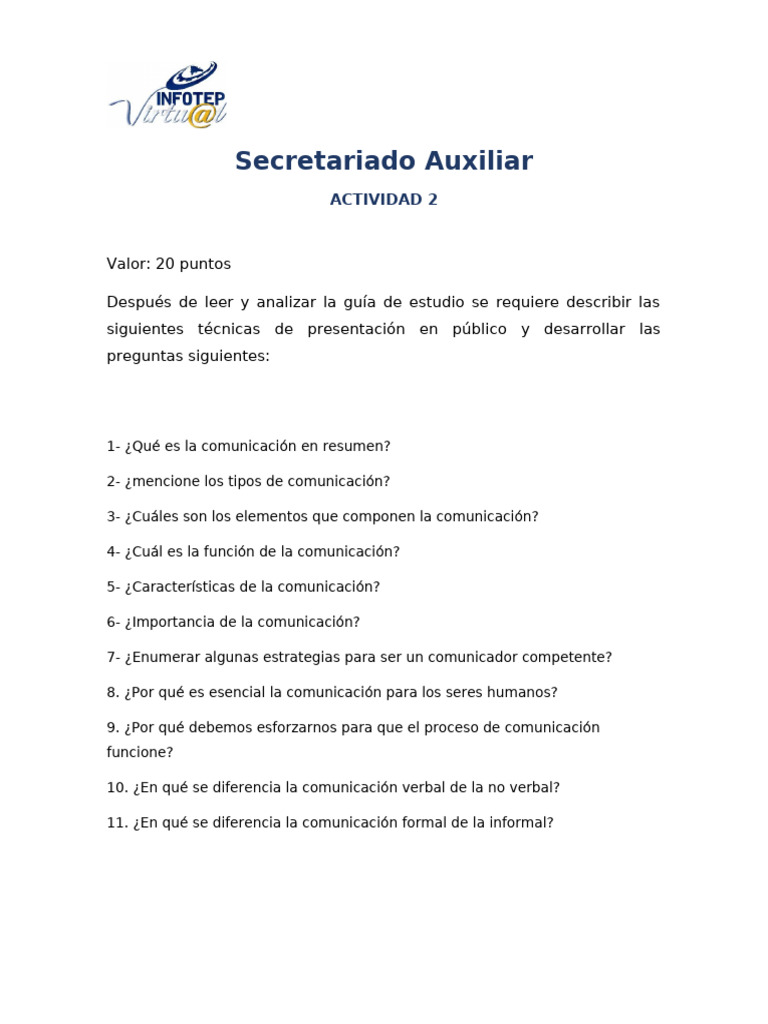Actividad 2 Modulo 2 | PDF