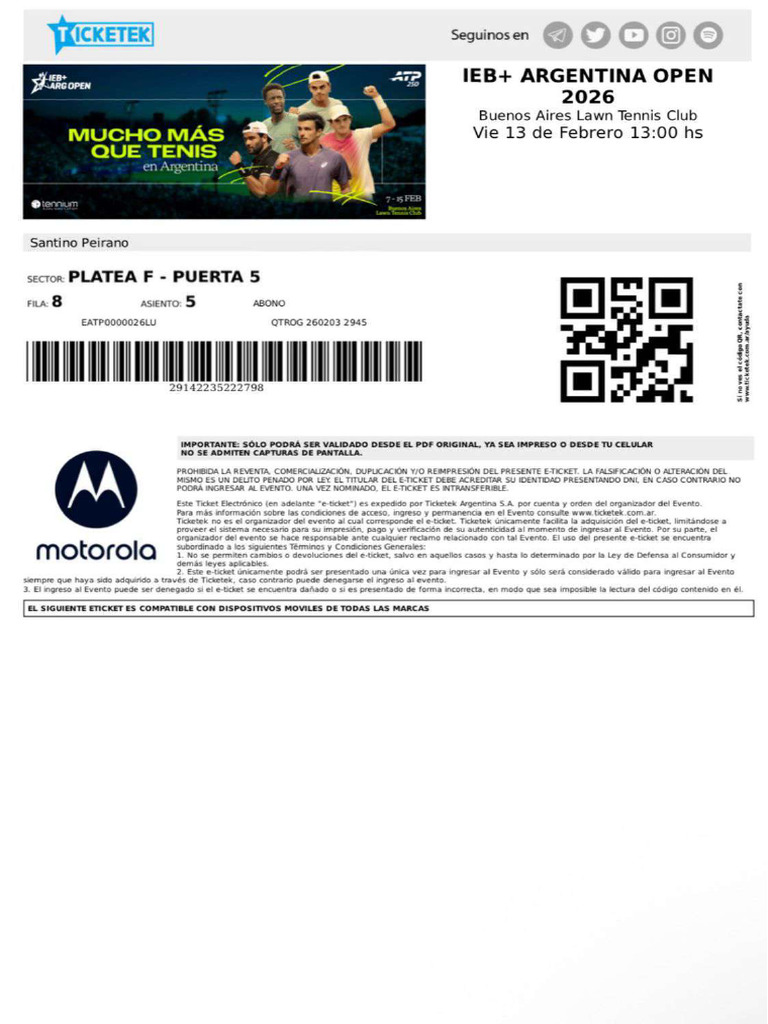 Ticketek | PDF