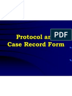Protocol and Case Record Form