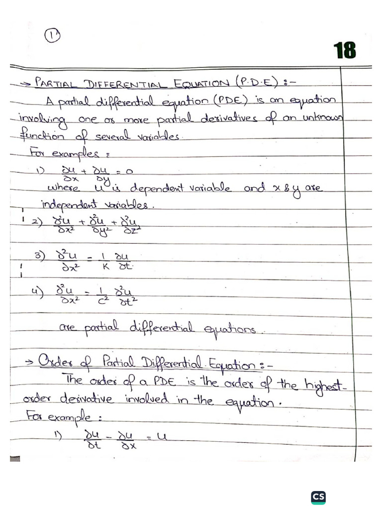 Pde 1 | PDF