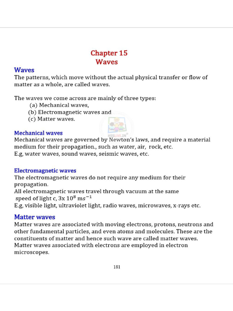 Physics Chapter 14 Waves | PDF