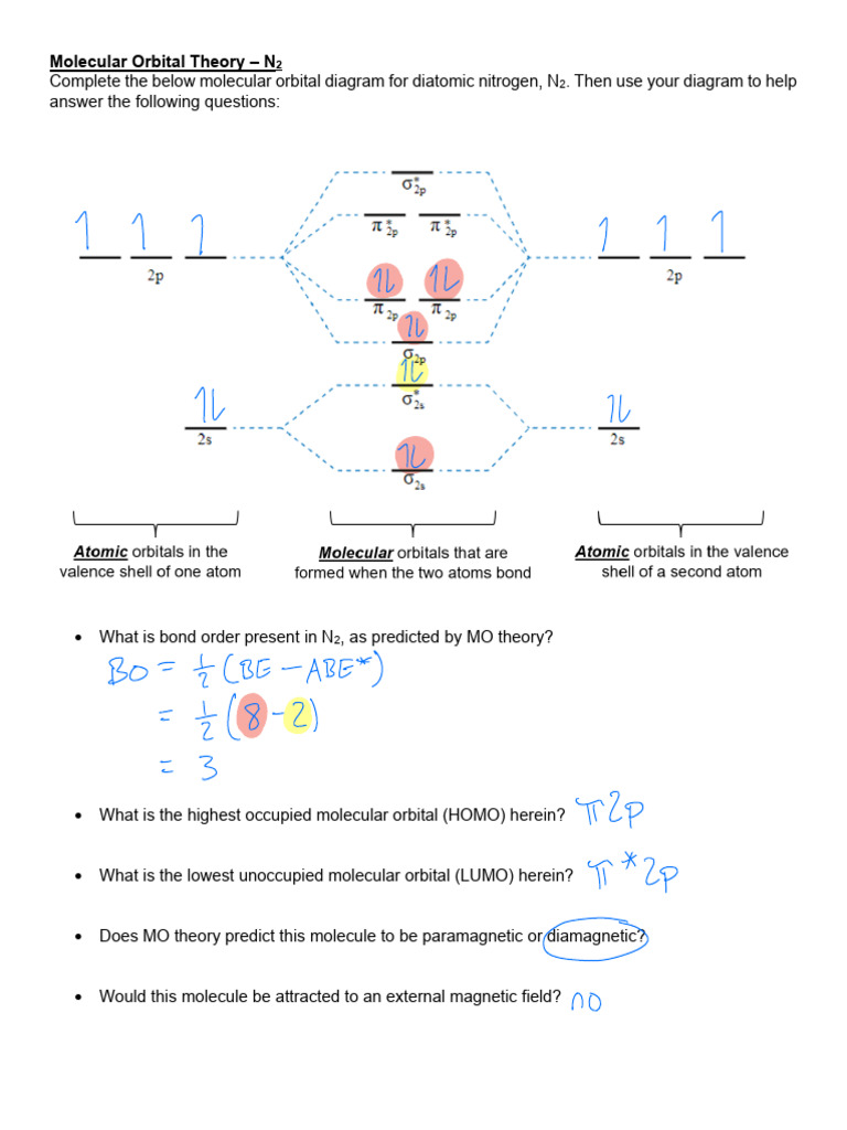 PP11 Fall 2025 Key | PDF | Molecular Orbital | Gases