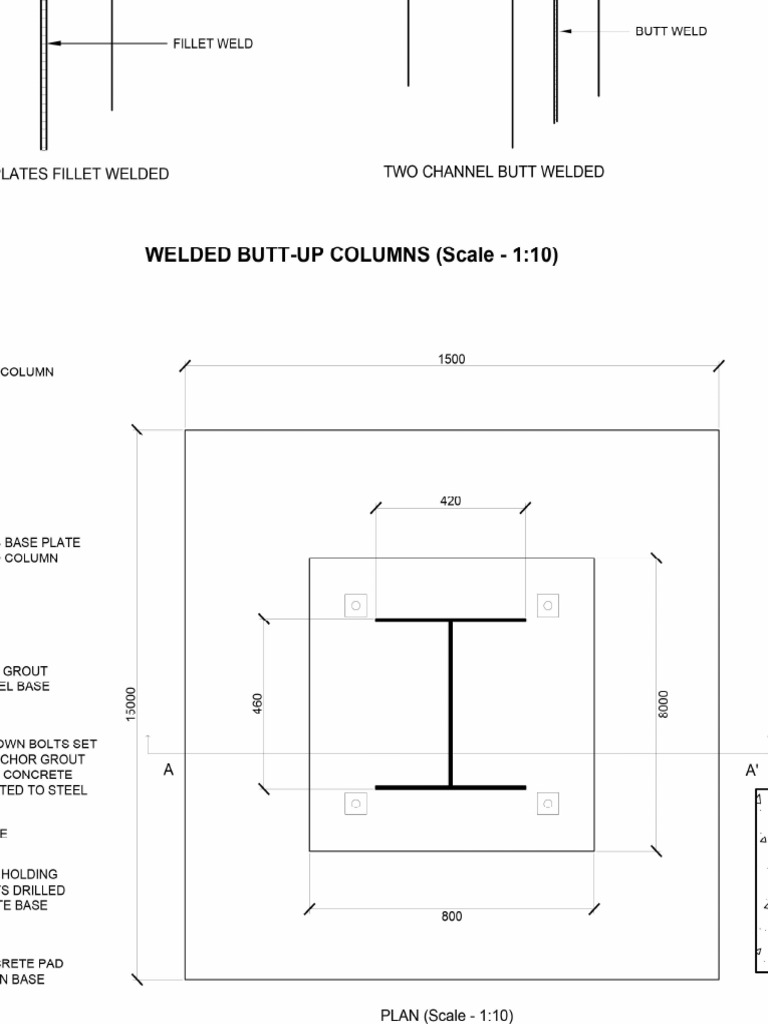 Built-Up Beams and Column | PDF