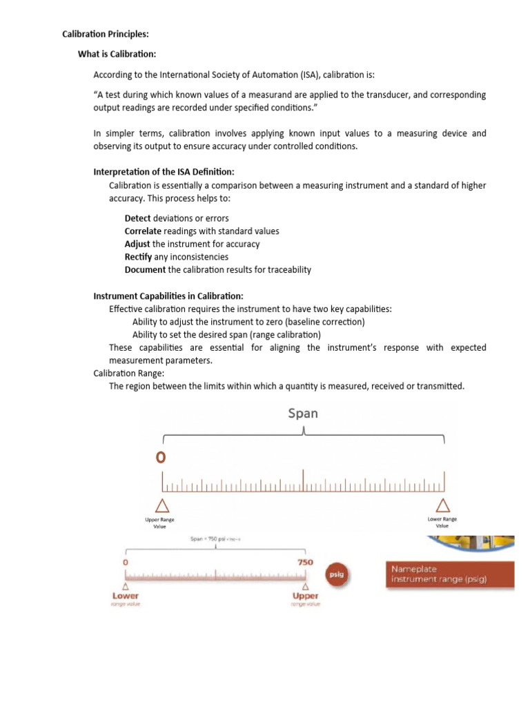Process Instrument Calibration Principles &K Best Practices | PDF ...