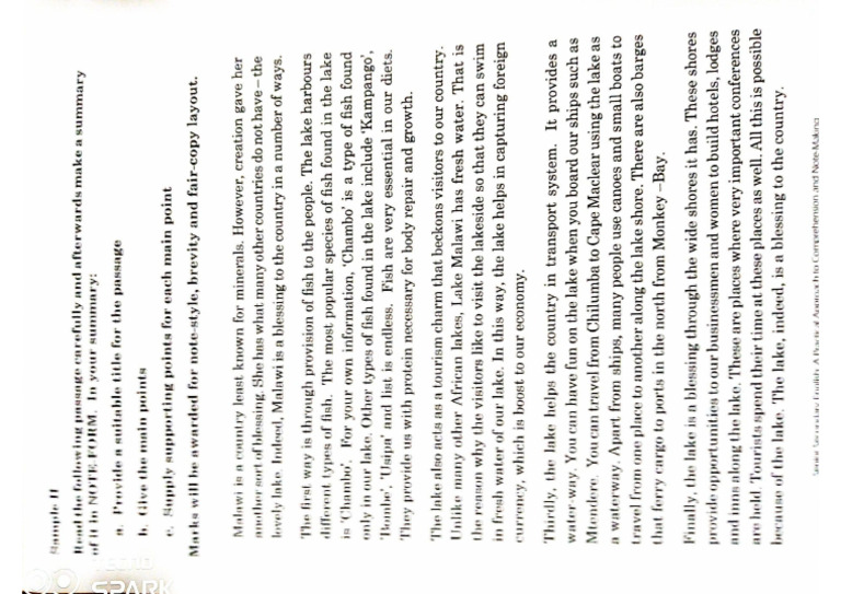 Note Making | PDF