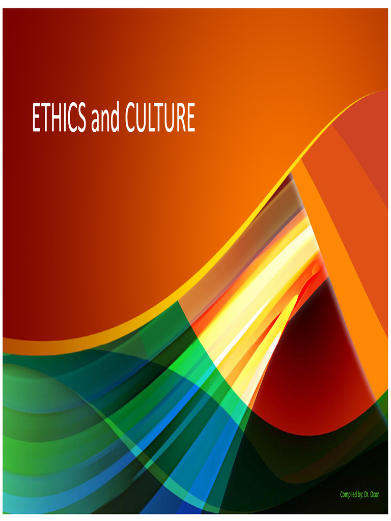 Module+5 2C+Ethics+and+Culture | PDF | Value (Ethics) | Morality