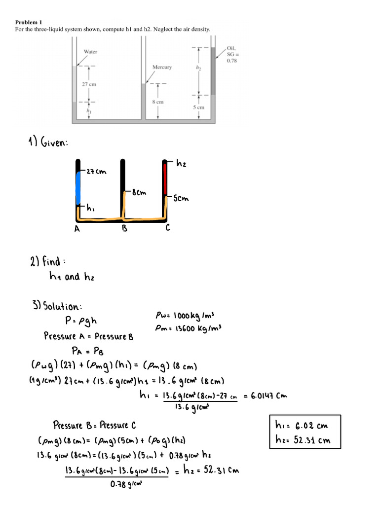Horna M2 Calculating Problems | PDF | Continuum Mechanics | Physical ...