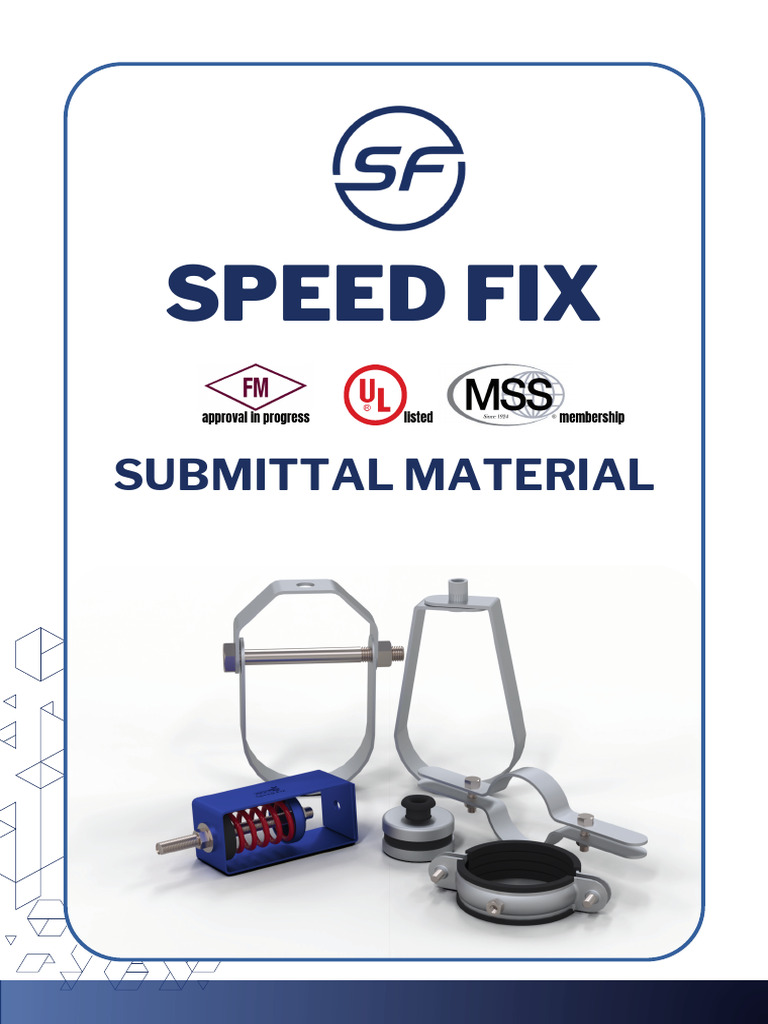 Speed Fix - Submittal New | PDF | Pipe (Fluid Conveyance) | Galvanization
