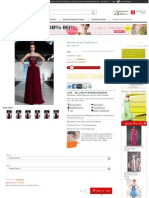 Brownish red floor-length dresses