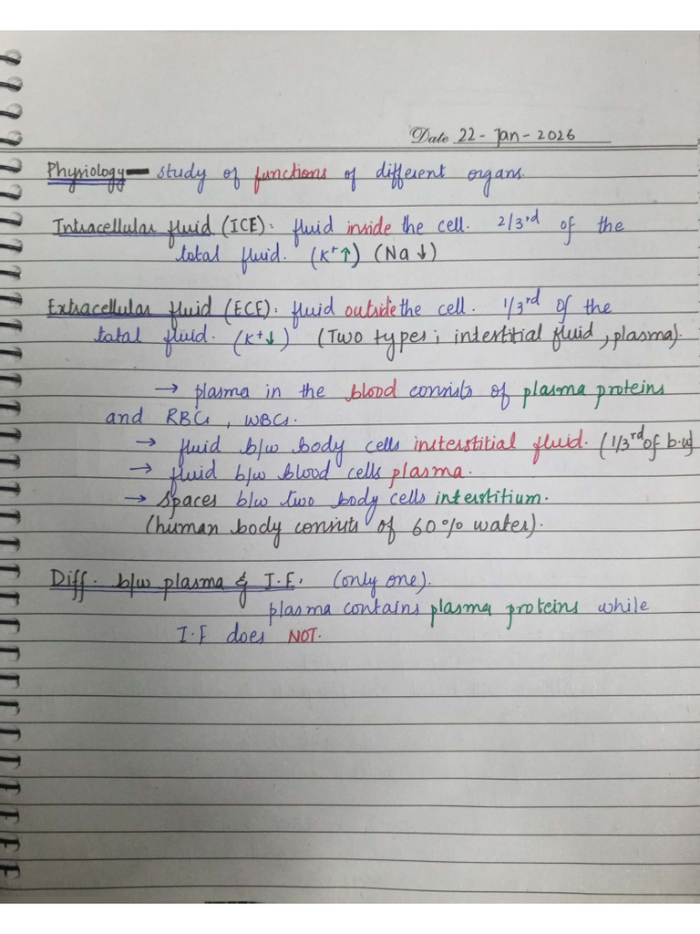 Physiology | PDF
