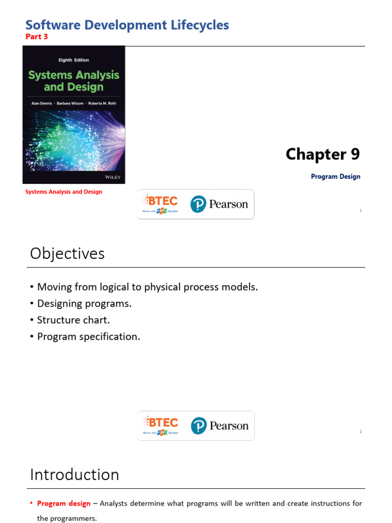SDLC - Lecture-No.9 - Program Design | PDF