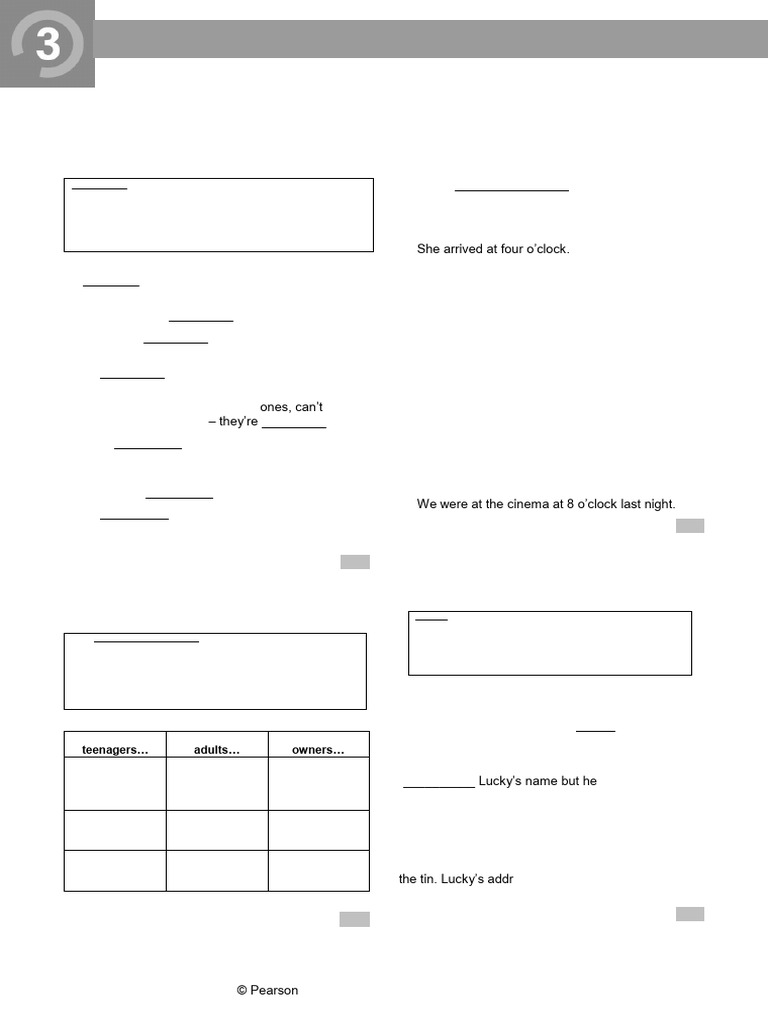 ECA2plus Tests Language Test 3B | PDF