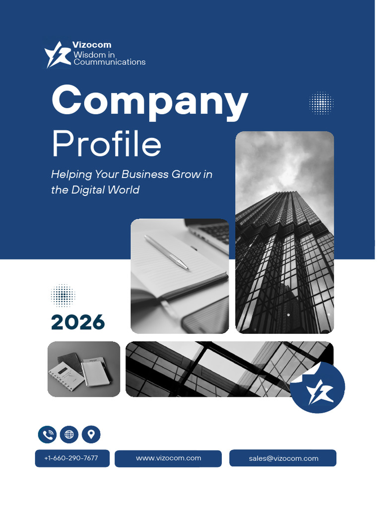 Dark Blue Modern Company Profile Booklet | PDF | Artificial ...
