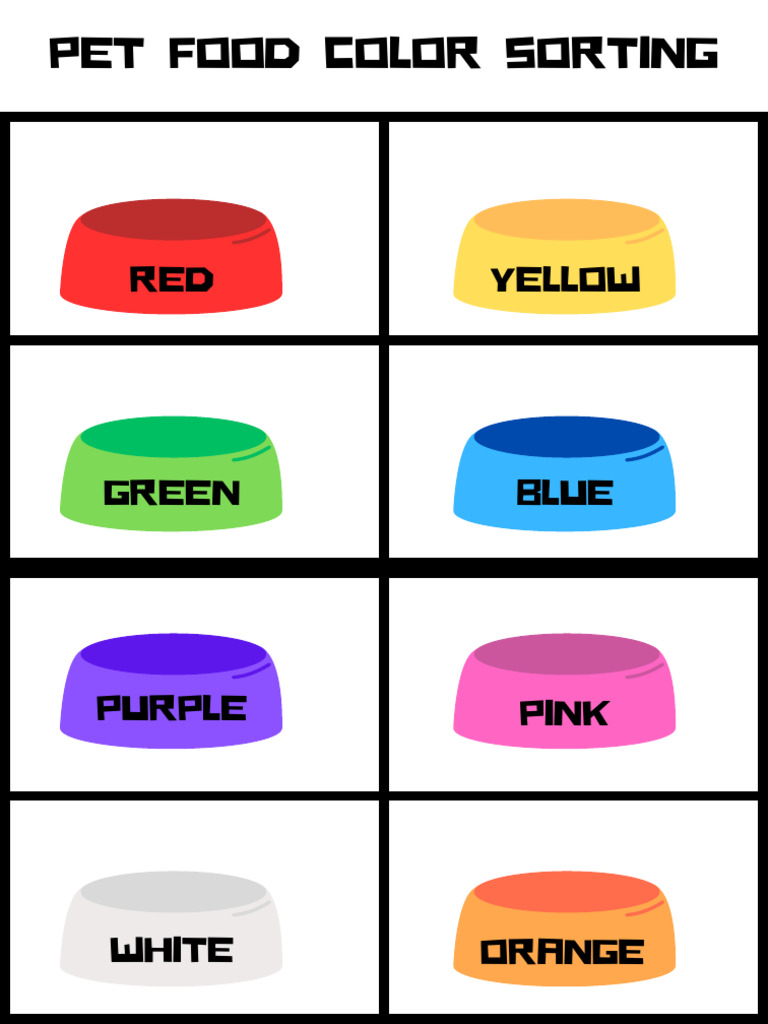 Pet Food Color Sorting | PDF