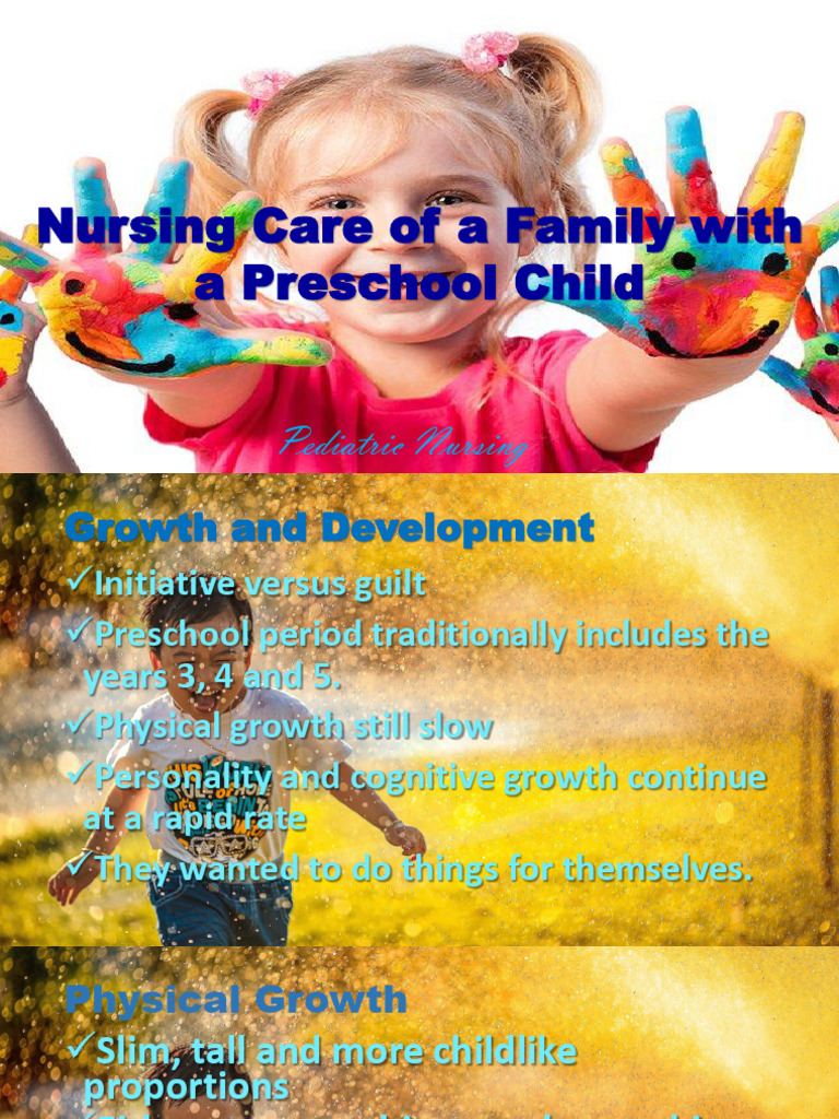Nursing Care of A Family With A Preschooler | PDF | Fear | Sibling