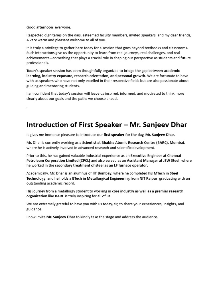 Mentorship Orientation Script | PDF | Mentorship | Cognition