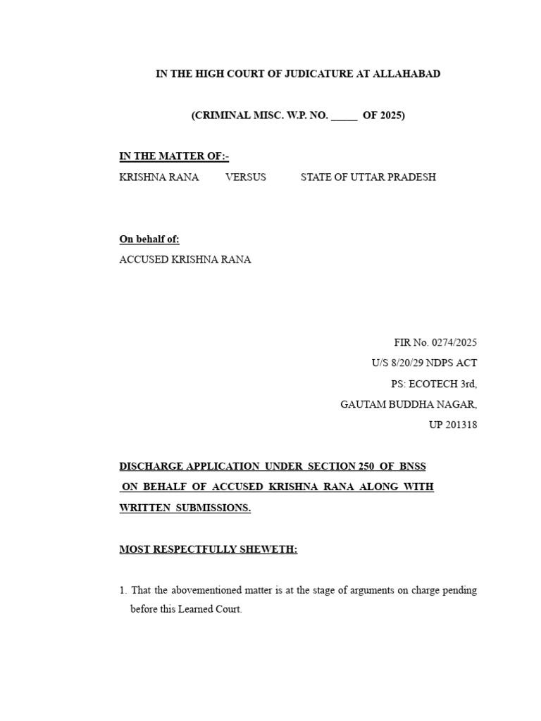 Discharge Application Final - 3 | PDF | Burden Of Proof (Law) | Public Law