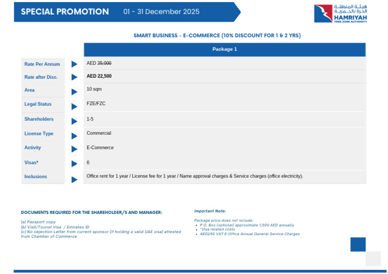 Special Promotion Smart Business - E-Commerce - Dec 2025 | PDF