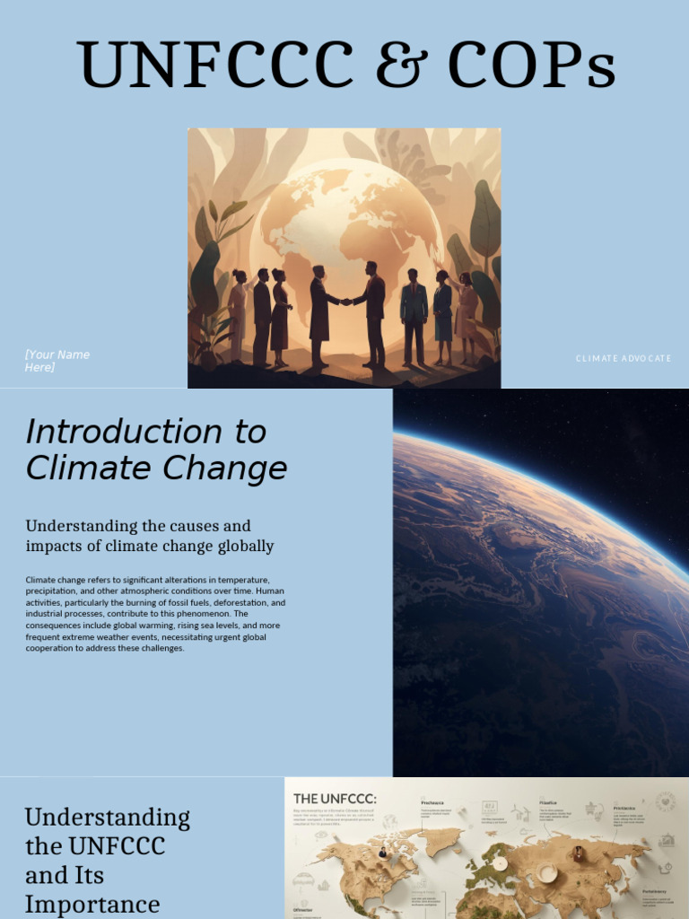 Presentation - UNFCCC & COPs | PDF | United Nations Framework ...