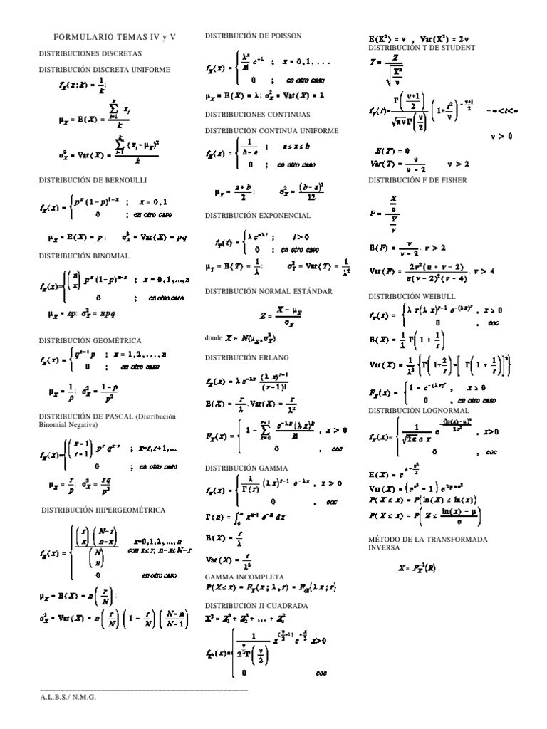Formula T4 T5 Proba | PDF