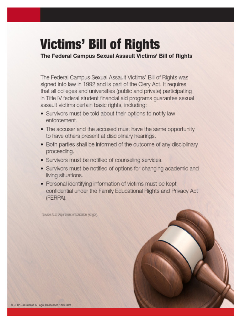 Victims' Bill of Rights | PDF