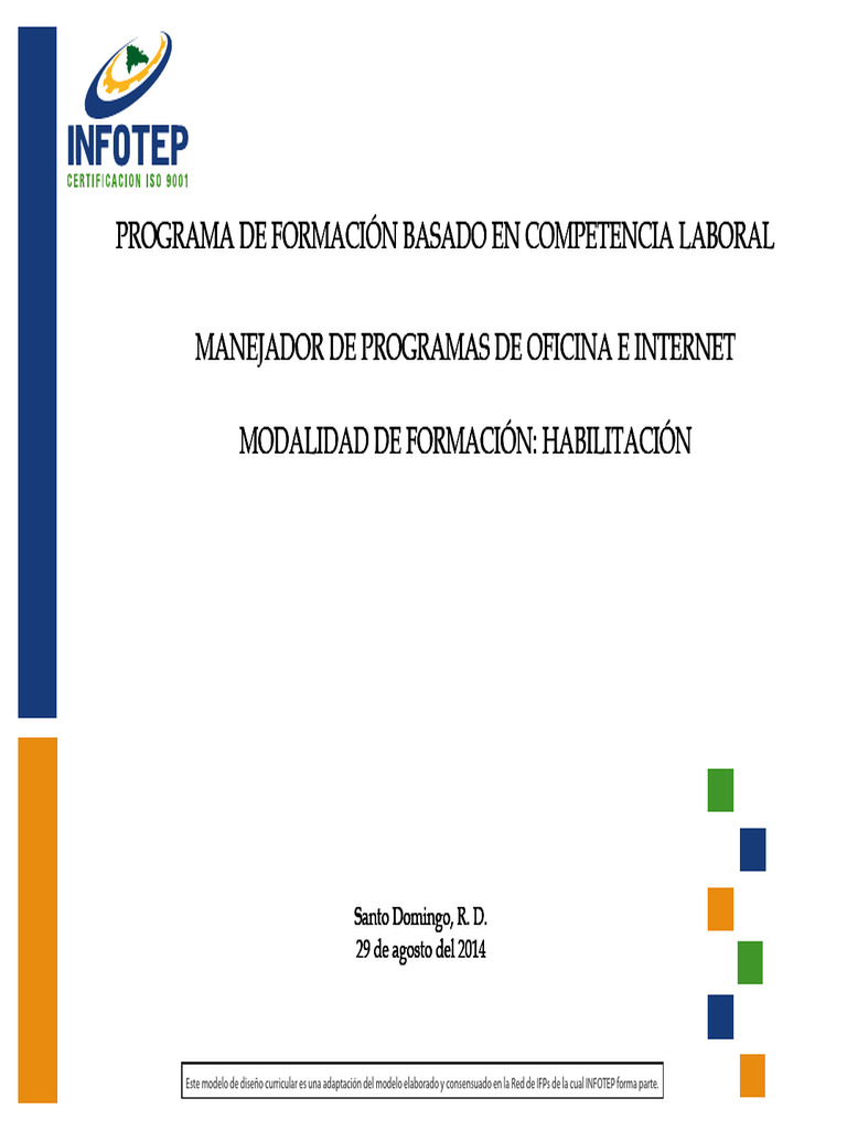 Manejador de Programas de Oficina e Internet | PDF | Aprendizaje ...