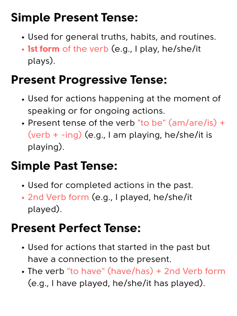 All Tences | PDF