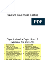 Class 10 - Fracture Toughness Testing