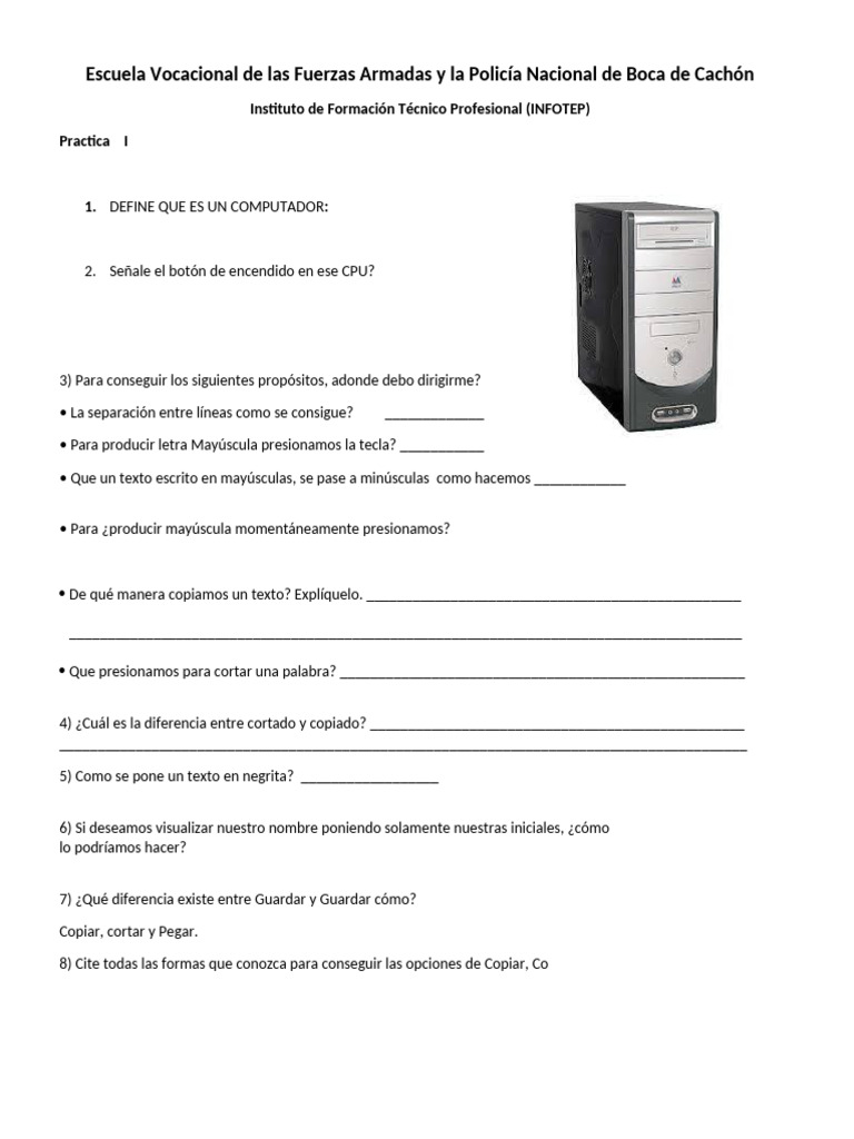 Practica i | PDF