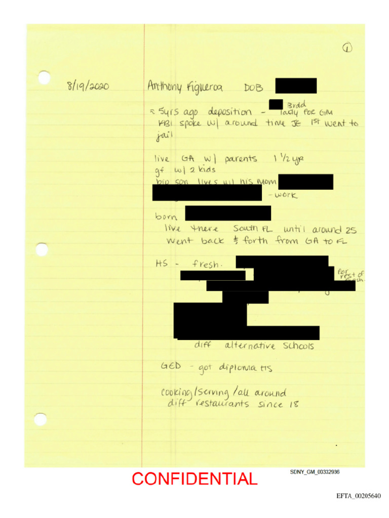EFTA01309593 - Released FBI Interview Notes | PDF