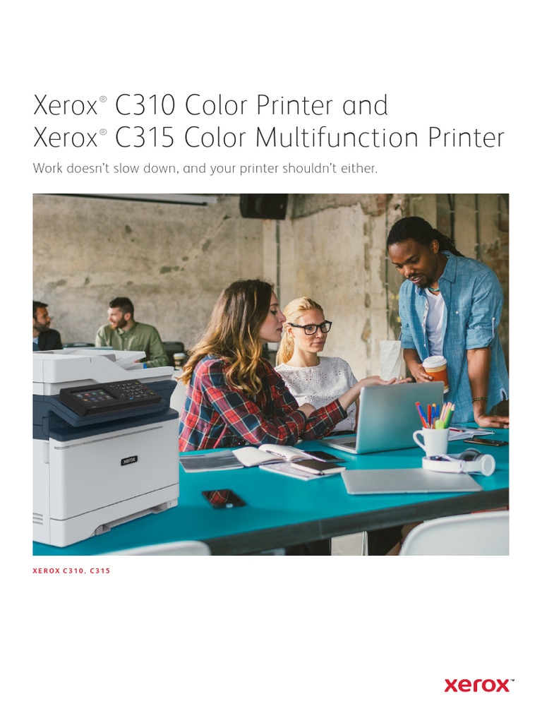 Xerox c315 Colour Multifunction Printer | PDF | Fax | Printer (Computing)