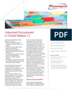 Advanced Procurement in Oracle r12