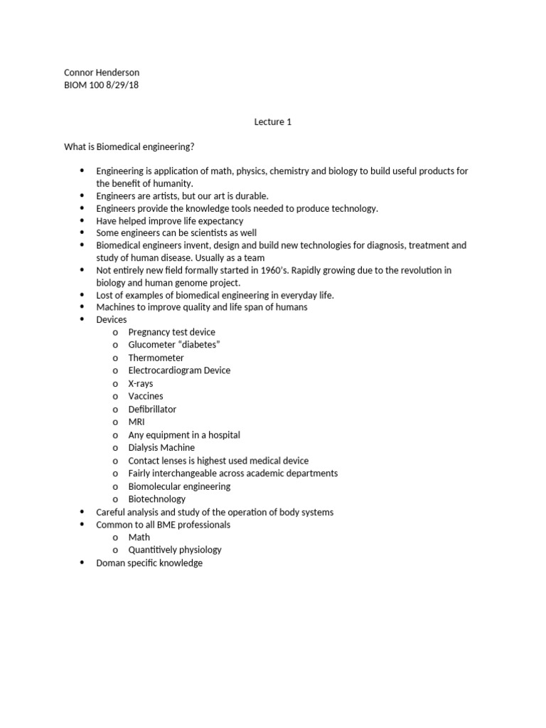 Lecture 1 | PDF