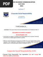 CIC 36 Community Interest Statement Guide | PDF | Government | Business