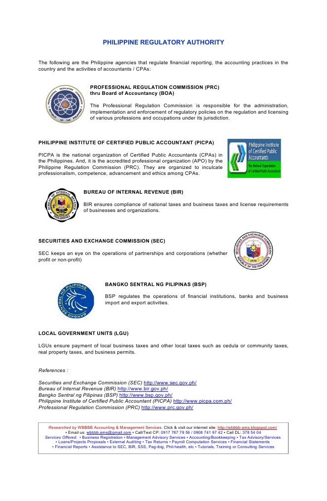 Philippine Regulatory Authority | PDF