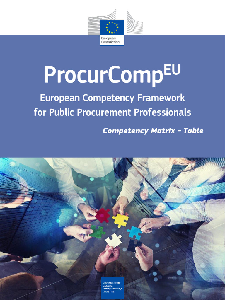 Procurcompeu-Competency Matrix-Table en | PDF | Procurement | Innovation