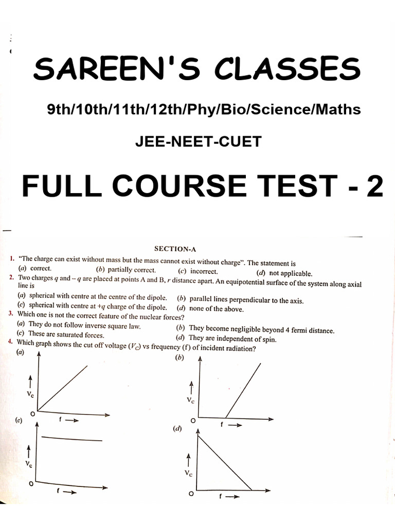 Full Course Test 3 | PDF