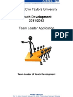 YD1112 Team Leader Application