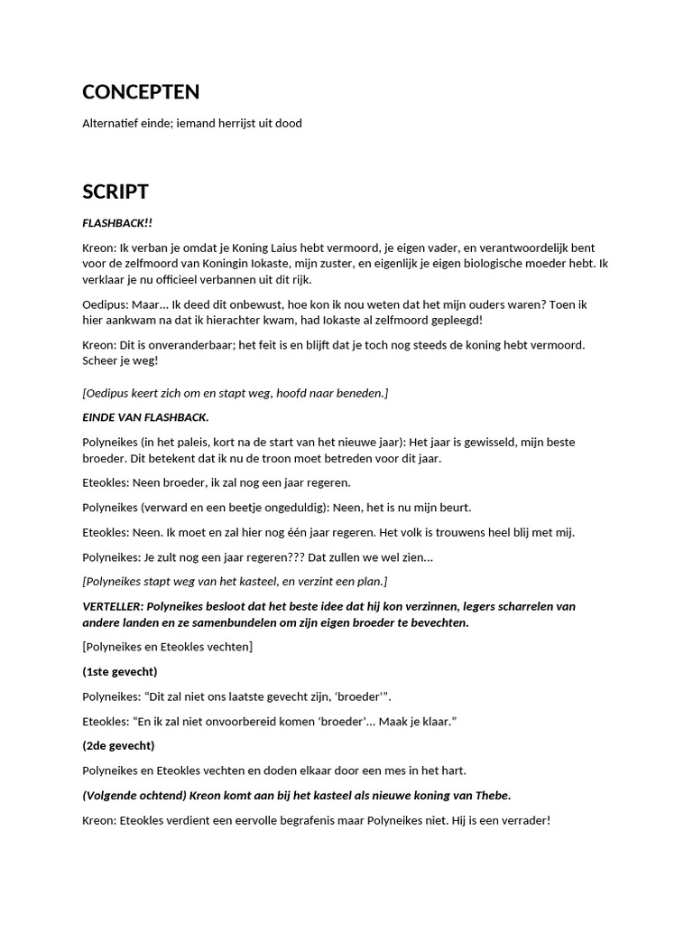 Conceptjes en Script Yay | PDF