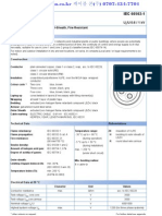 Power & Control Cable IEC 60502-1: (2-, 3-, and 4-Cores) U /U 0.6 / 1 KV