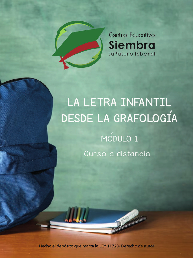 Módulo 1 Letra Infantil | PDF | Cerebro | Bolígrafo