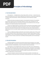 In-Depth Microbiology Study Notes | PDF | Microorganism | Microbiology